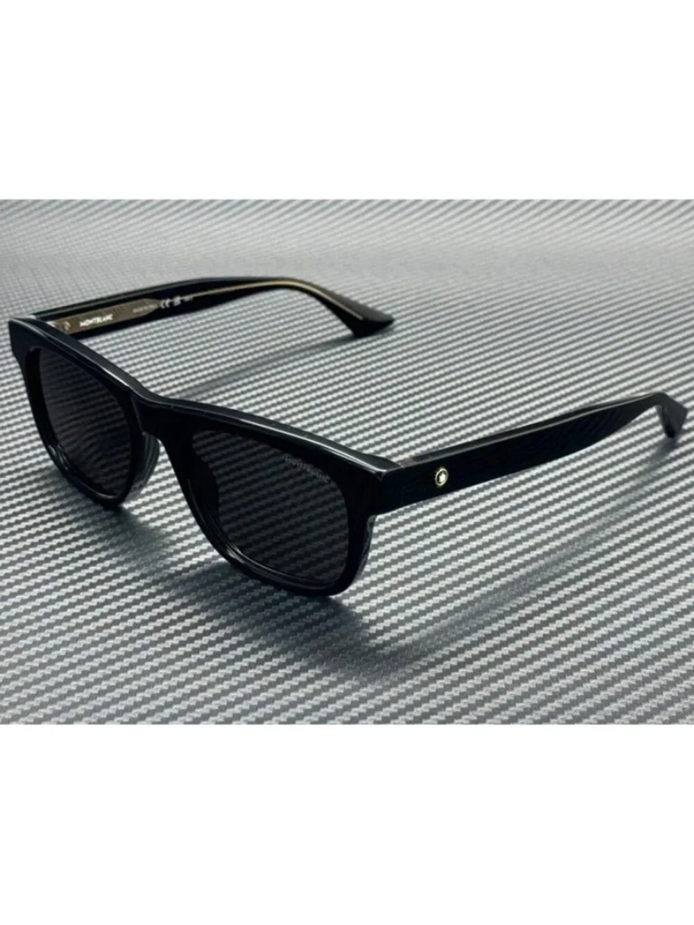 New Montblanc Men  Black Sunglasses 53-20-150